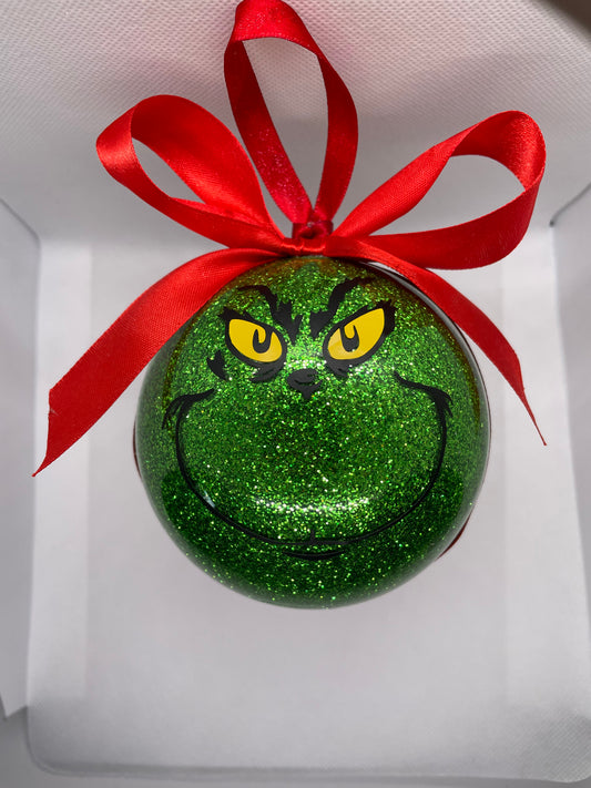 The Grinch - Sparkly Christmas Bauble