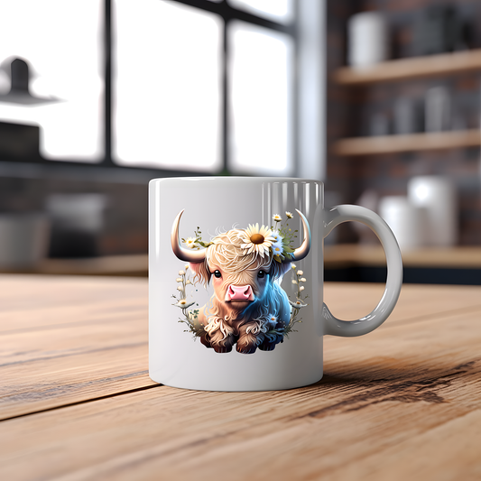 Baby Coo Highland Cow Mug