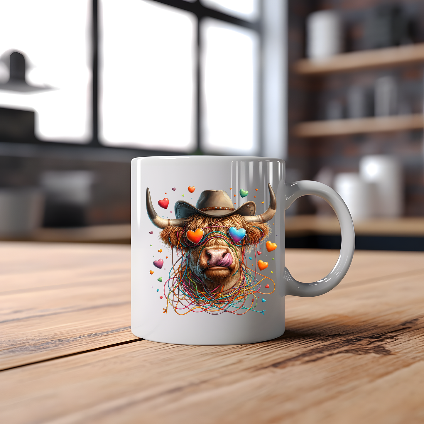 "Cool Dude" Highland Cow Mug