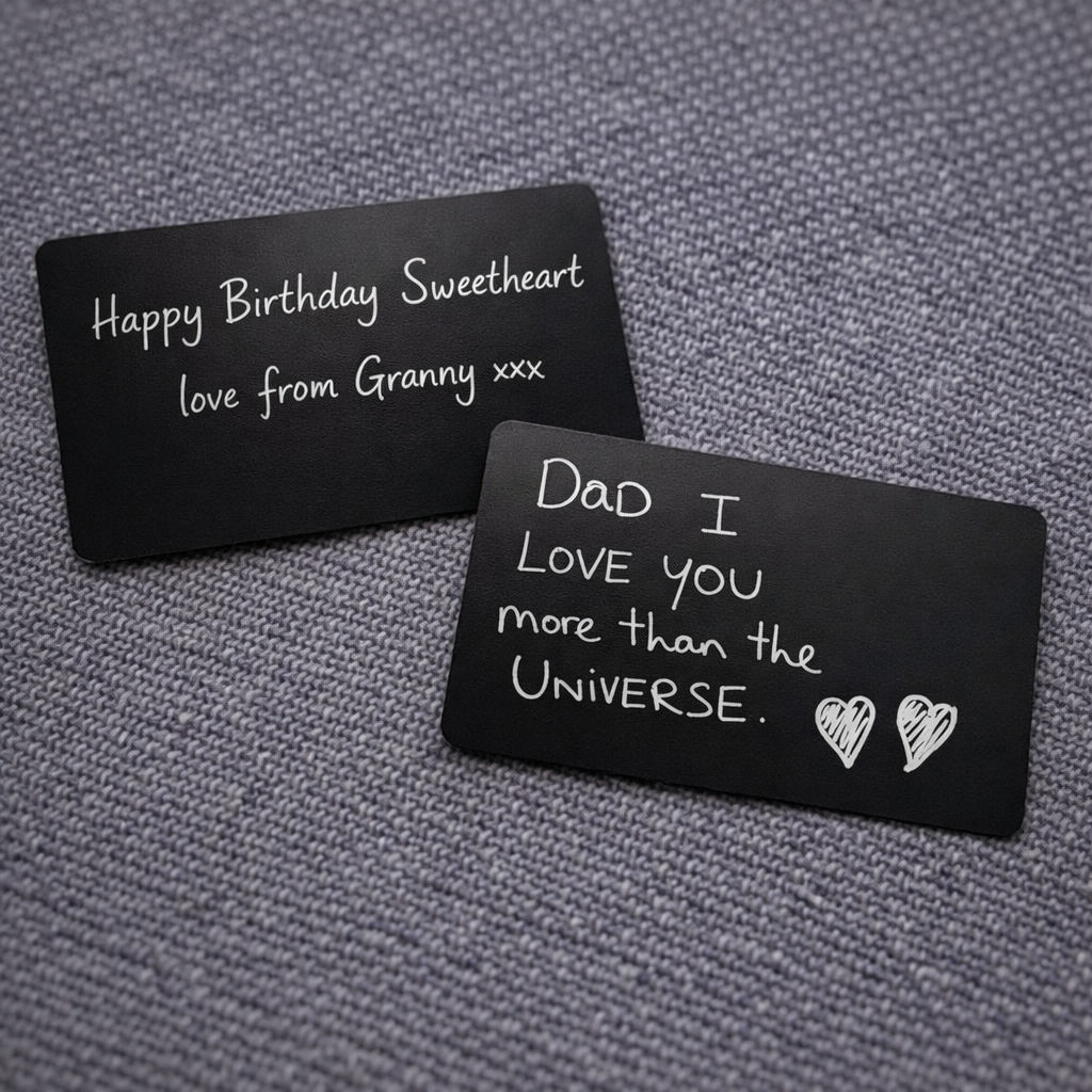 Personalised Handwriting Wallet Card