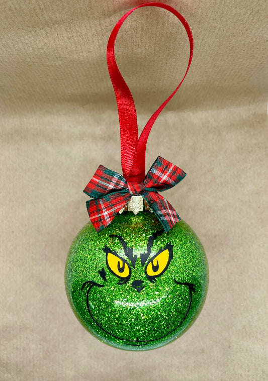 The Grinch - Sparkly Christmas Bauble