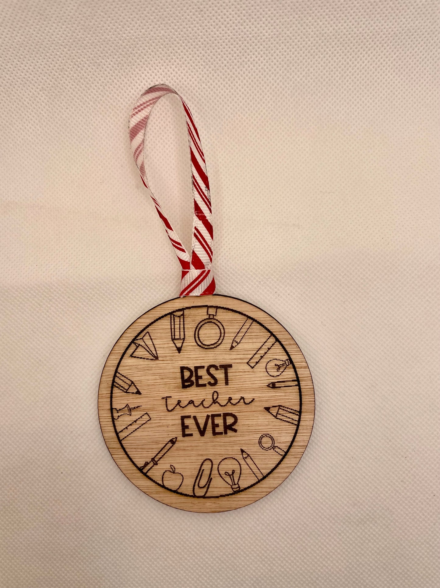 Best Teacher Ever Christmas Bauble Gift - End of year gift for teachers