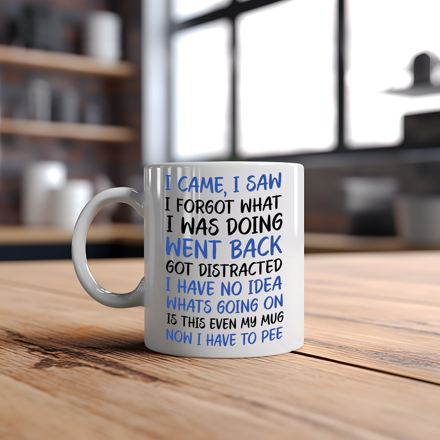 I Came I Saw - Funny work mug