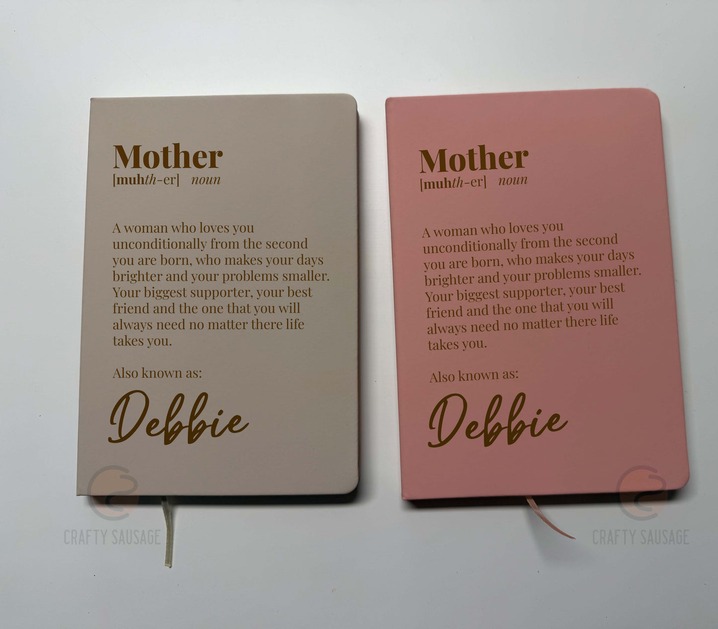 Personalised “Mother” Definition Notebook