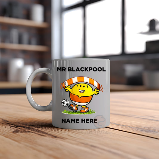 Personalised Football Supporter Team Character Mug