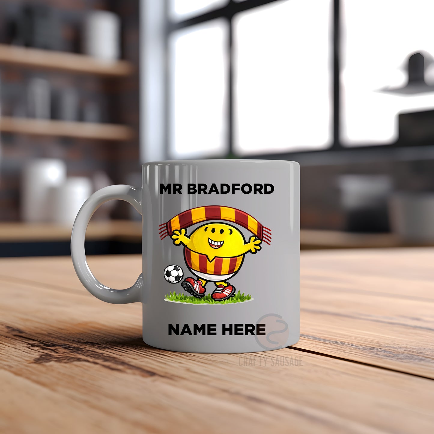 Personalised Football Supporter Team Character Mug