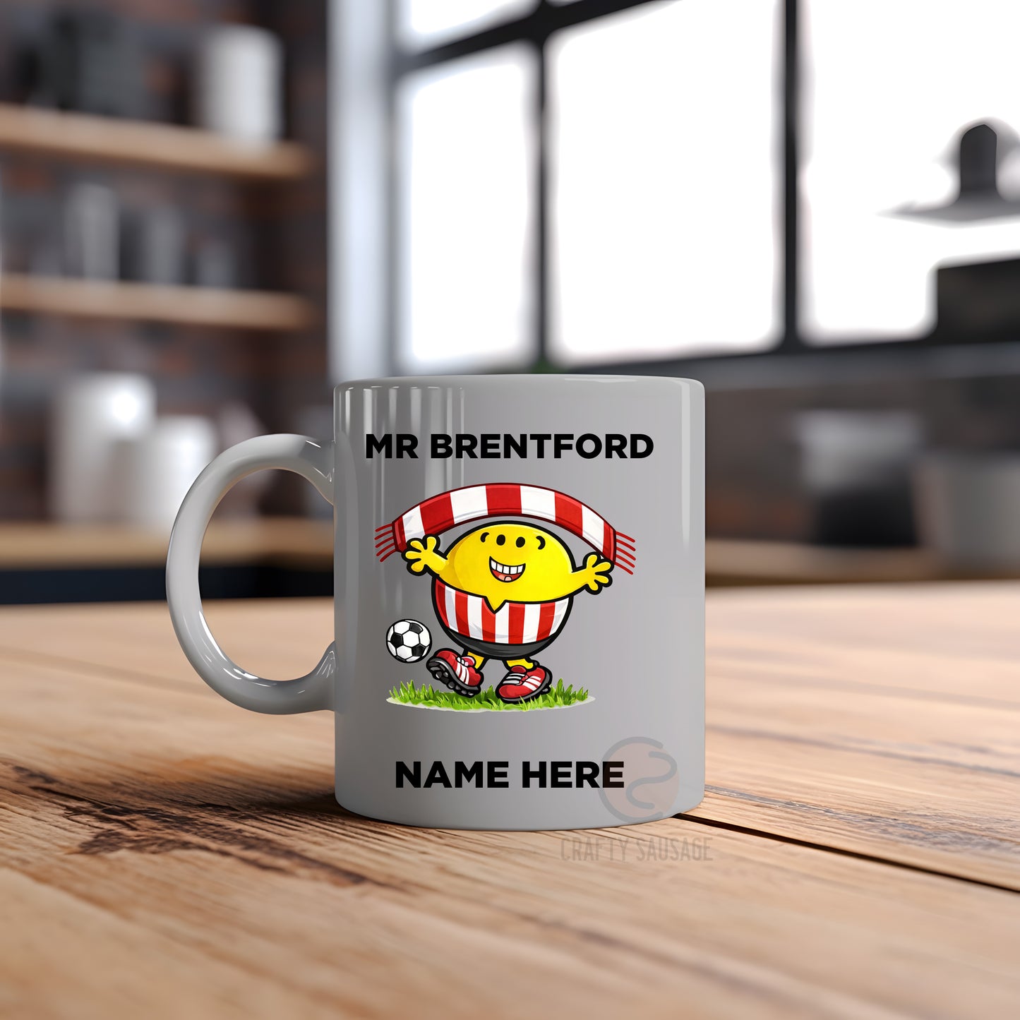 Personalised Football Supporter Team Character Mug