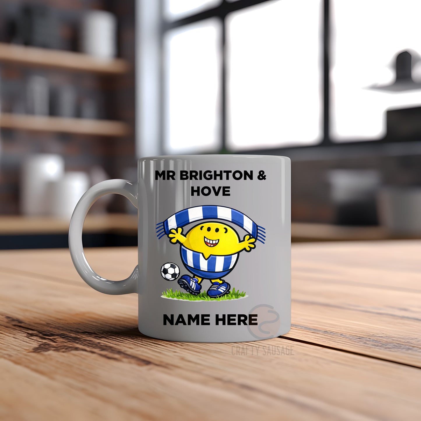 Personalised Football Supporter Team Character Mug
