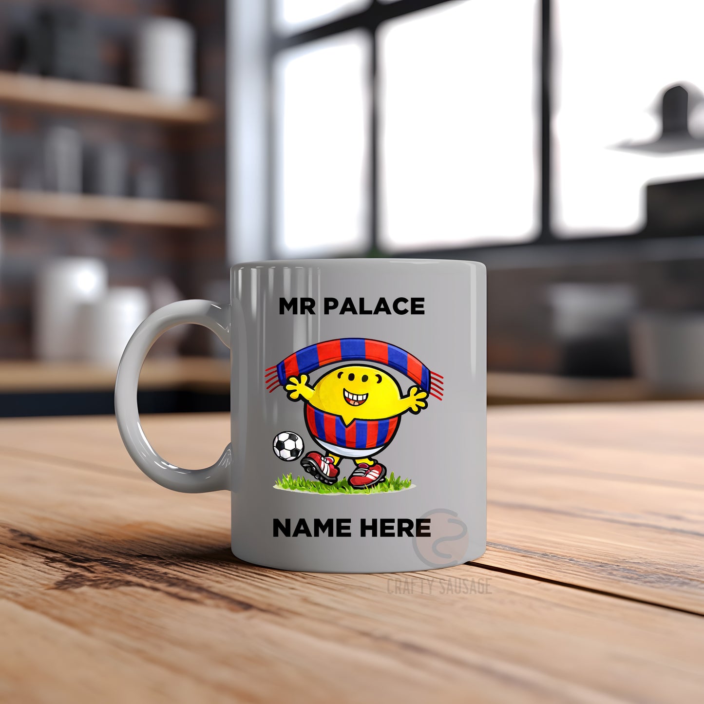 Personalised Football Supporter Team Character Mug