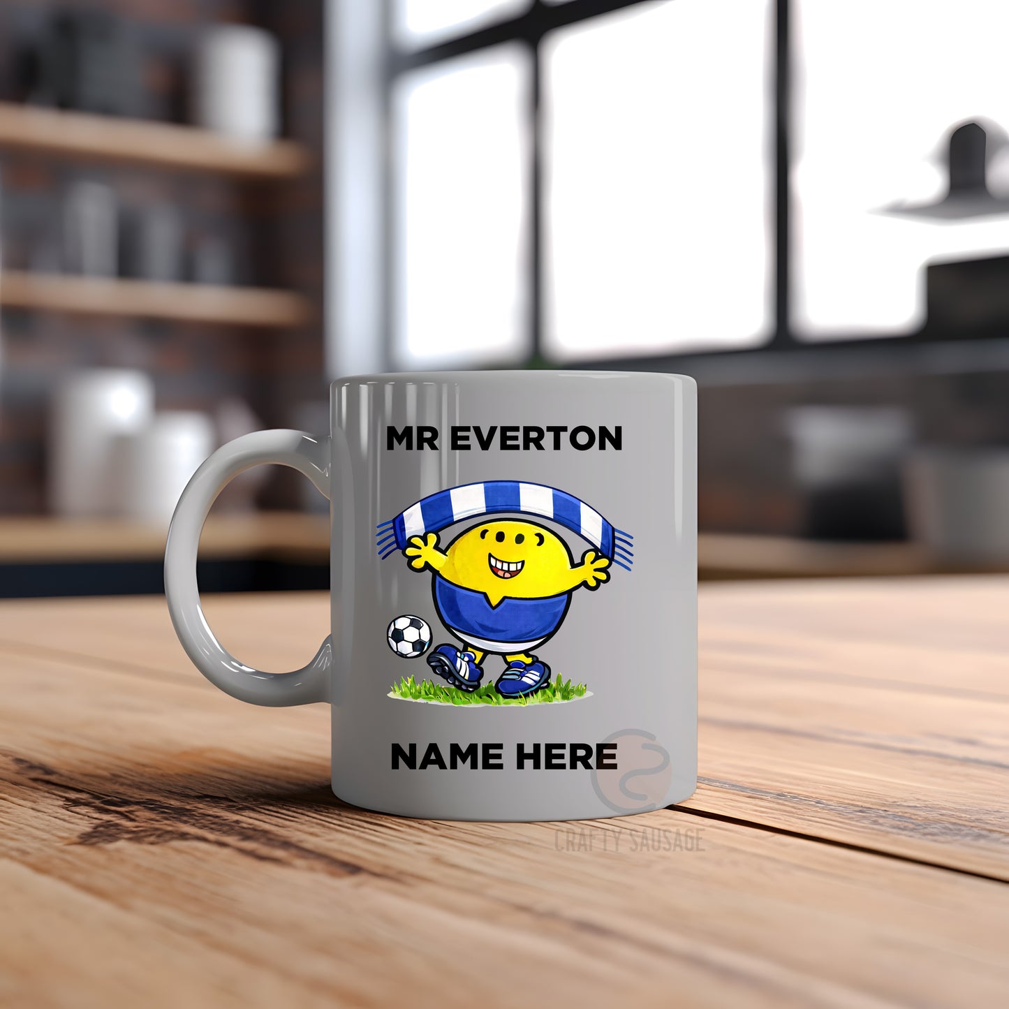 Personalised Football Supporter Team Character Mug