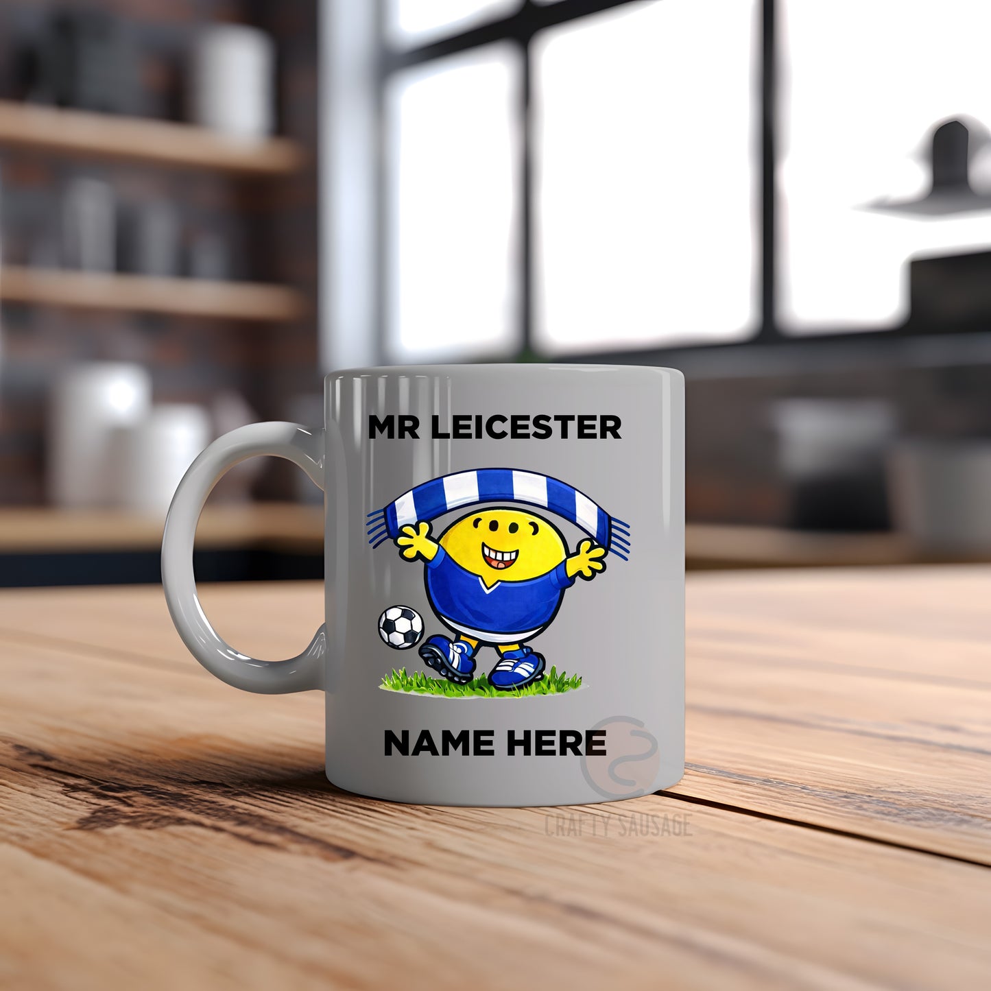 Personalised Football Supporter Team Character Mug
