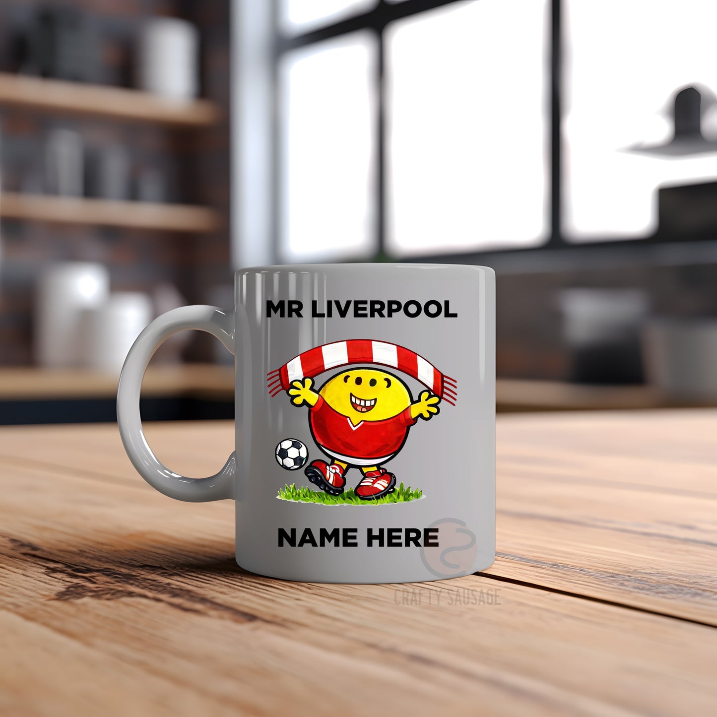 Personalised Football Supporter Team Character Mug