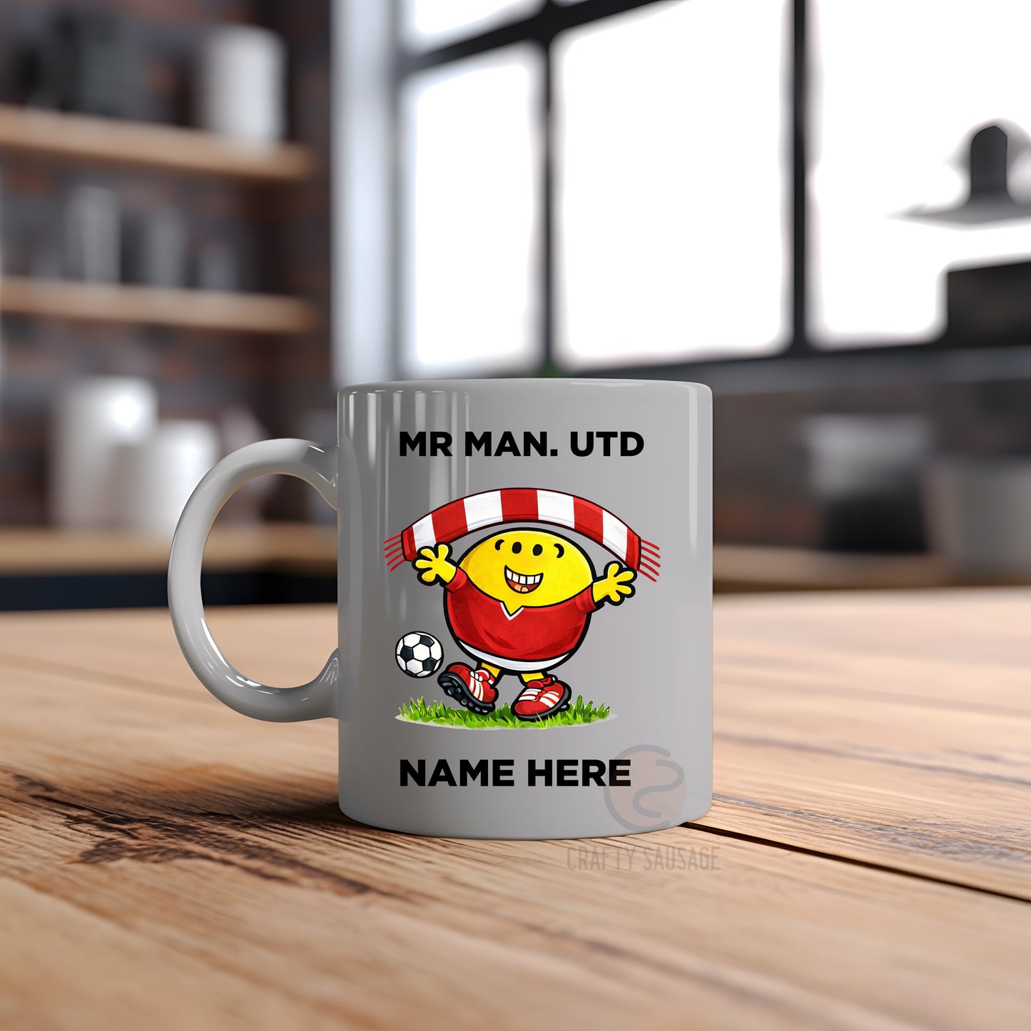Personalised Football Supporter Team Character Mug