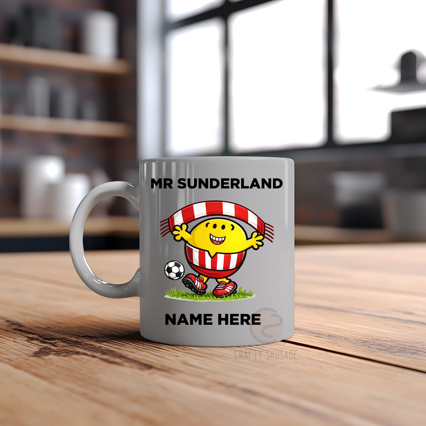 Personalised Football Supporter Team Character Mug