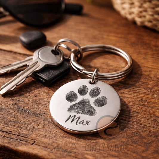 Personalised Pet Memorial Keyring