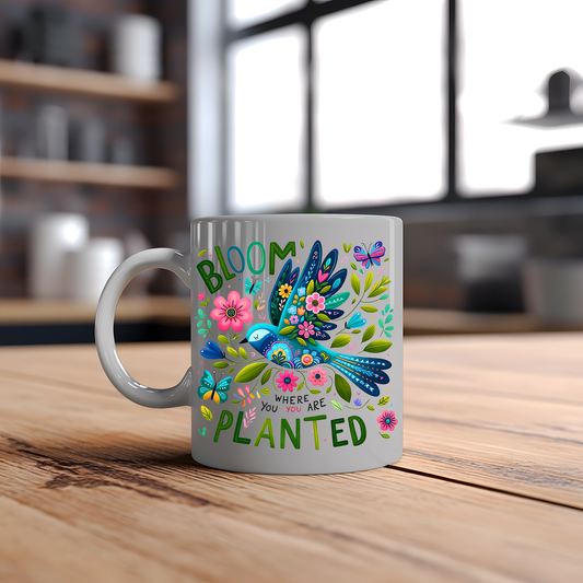 Bloom Where You Are Planted - Gardeners mug