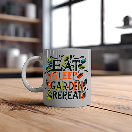 Eat Sleep Garden Repeat - Gardeners Mug