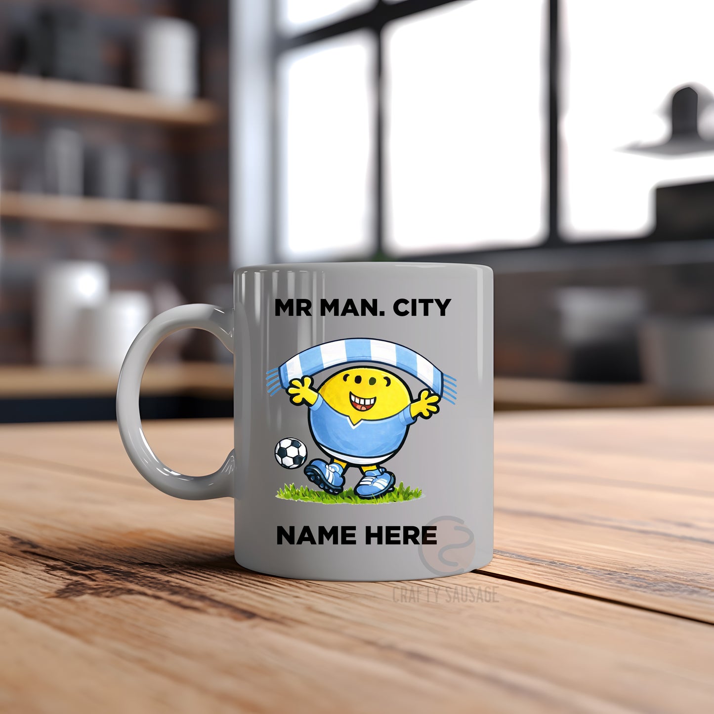 Personalised Football Supporter Team Character Mug