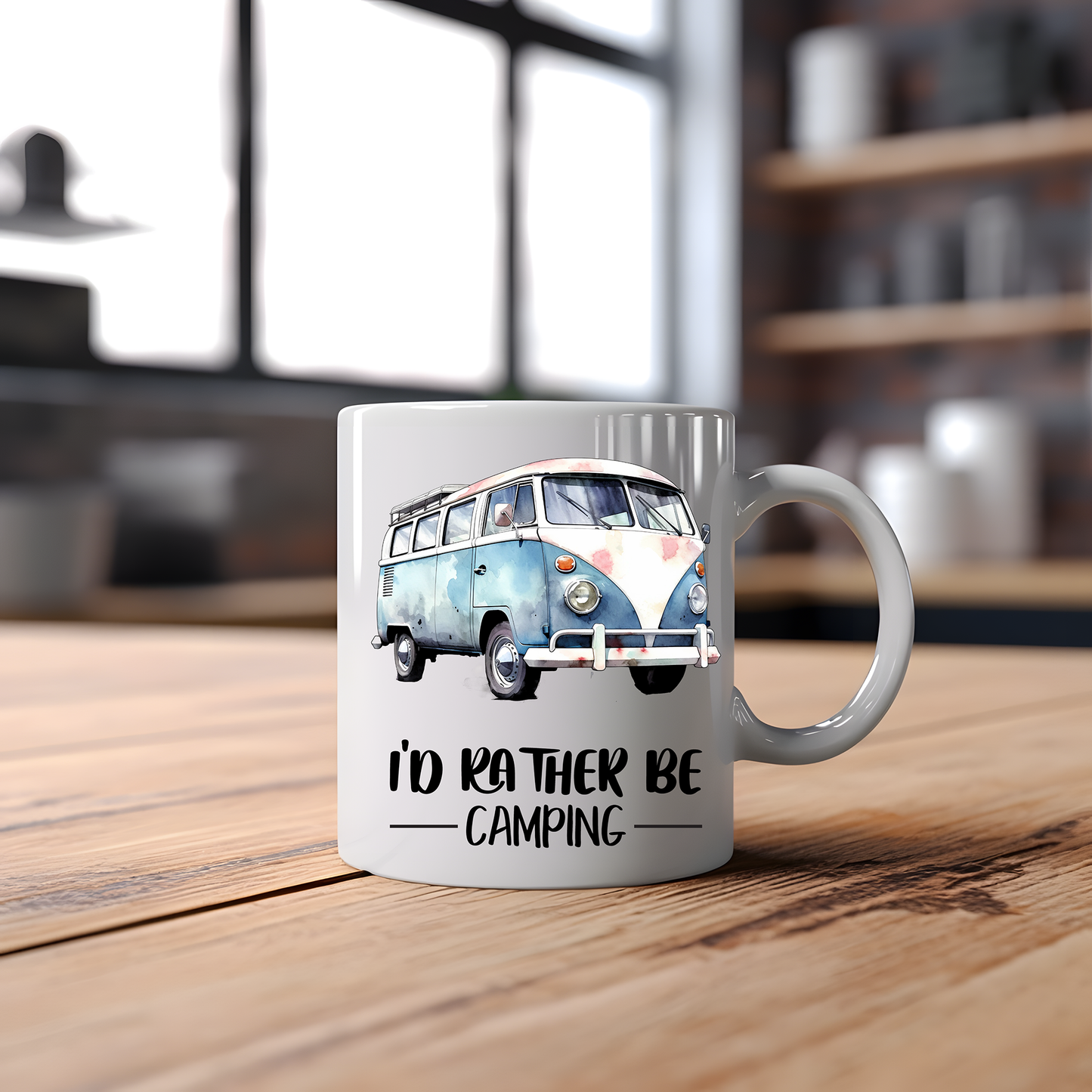 Campervan Mug / Camping Mug, VW Camper, BLUE OR PINK